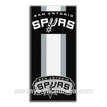 100% coton NBA Spurs zone serviette d&#39;impression de plage BT-192